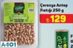 ÇEREZYA ANTEP FISTIĞI 250 G